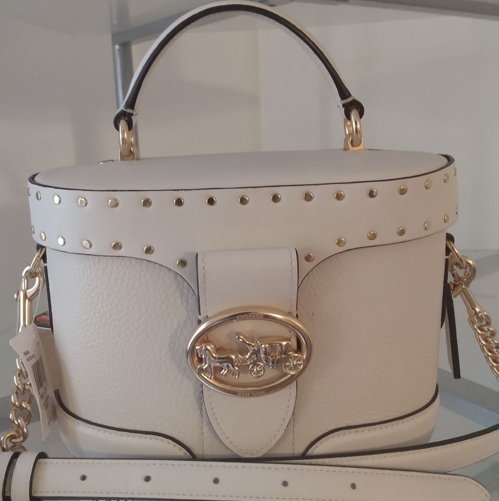 COACH Georgie Gem with Rivets